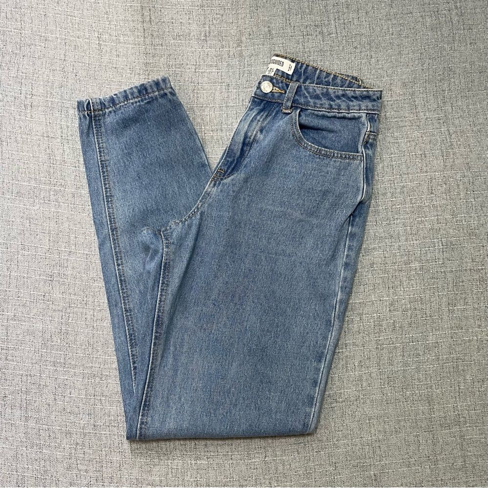 Missguided Skinny Leg Jean Size 2 Medium Wash